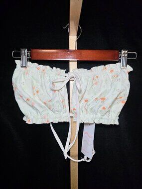 NWT Dippin' Daisy's Rosewater Rikki Bikini Top
